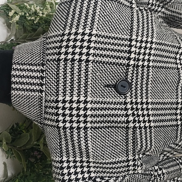 Black and white Blazer jacket BCX women's M - Picture 5 of 8